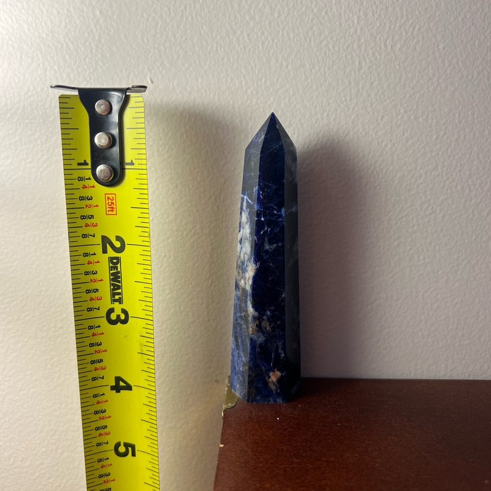 Solid Sodalite Crystal Tower